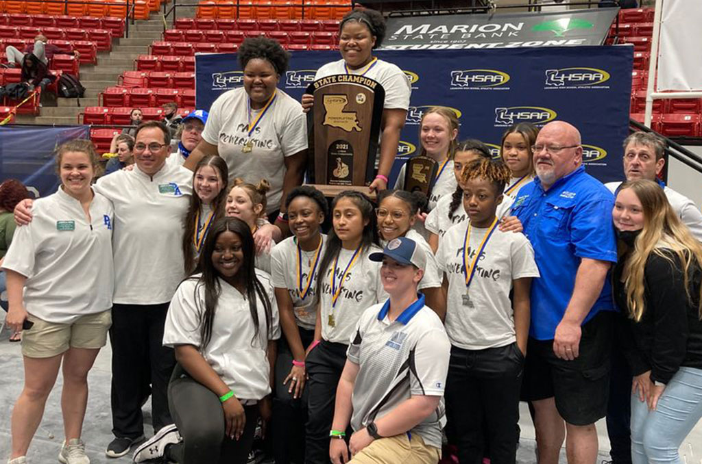 LHSAA Crowns Five Girls' Powerlifting Champions On Second Day Of State