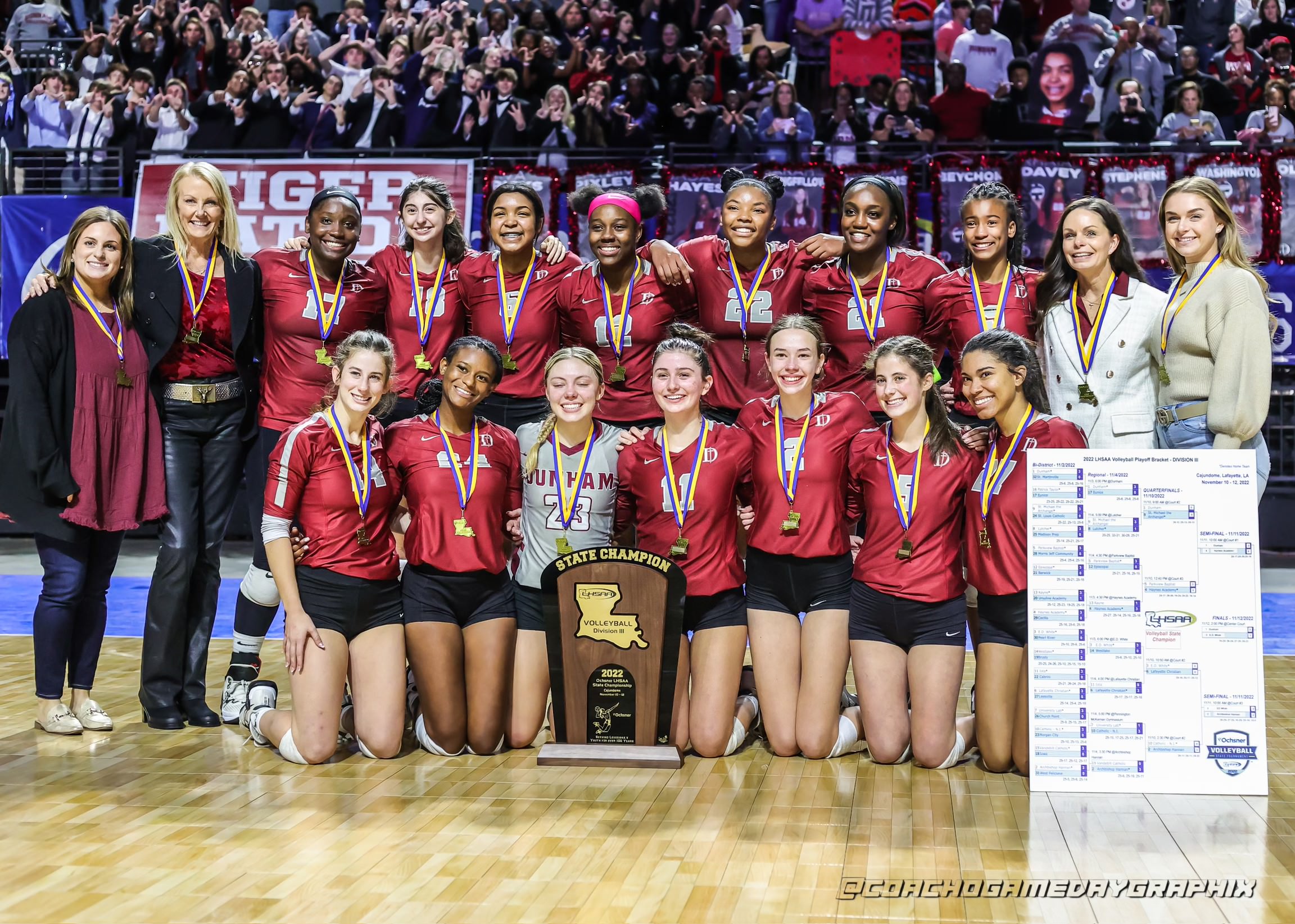 Dunham Storms Back To Collect Division III Volleyball Title